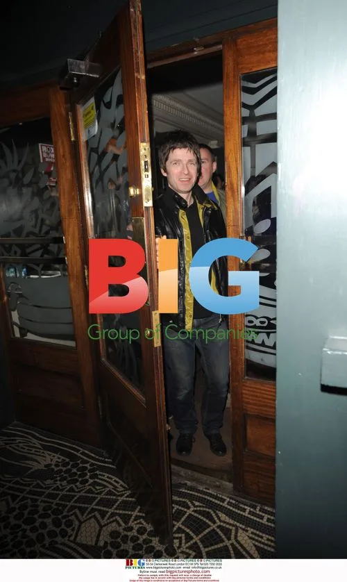 Noel Gallagher Leaves Nightclub in London
