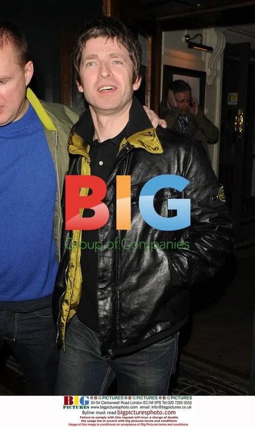 Noel Gallagher Leaving Nightclub