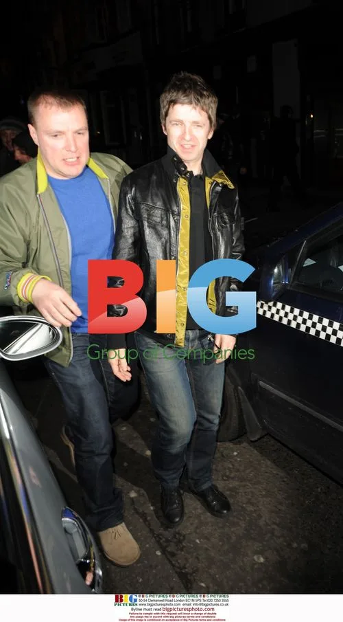 Noel Gallagher Leaving Nightclub
