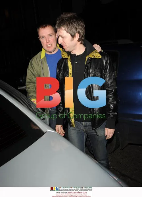 Noel Gallagher Leaving Nightclub