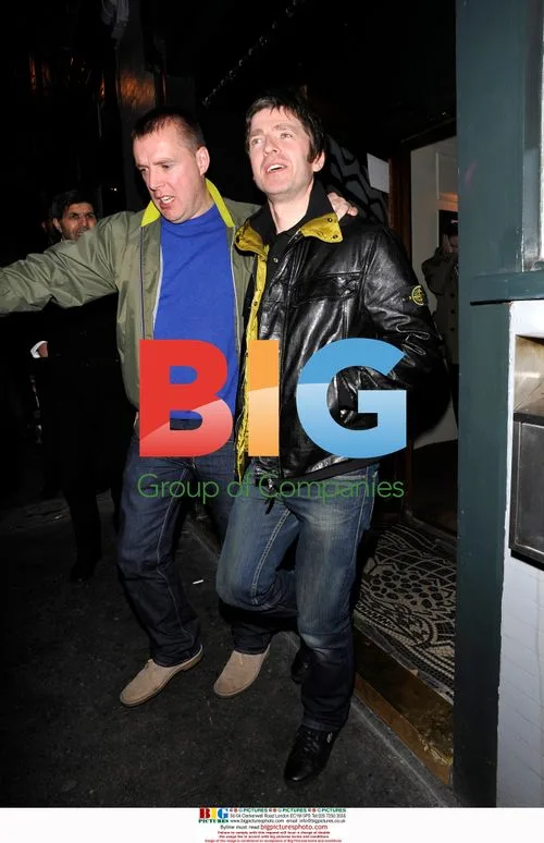 Noel Gallagher Leaves Nightclub in London