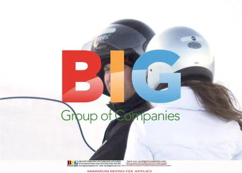 Prince William and Kate Middleton on Snowmobiles