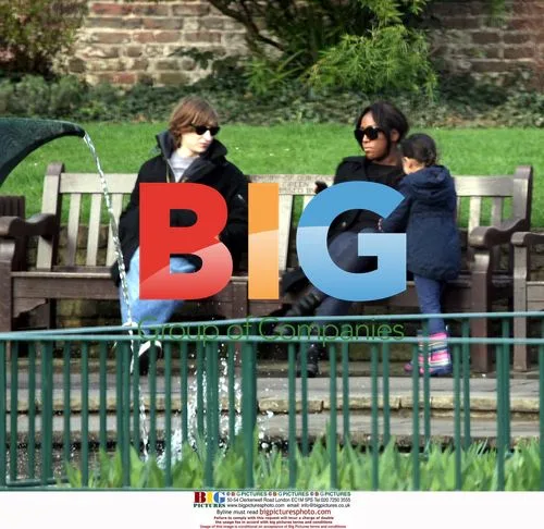 Mica Paris and Prince Alexander von Preussen in the Park