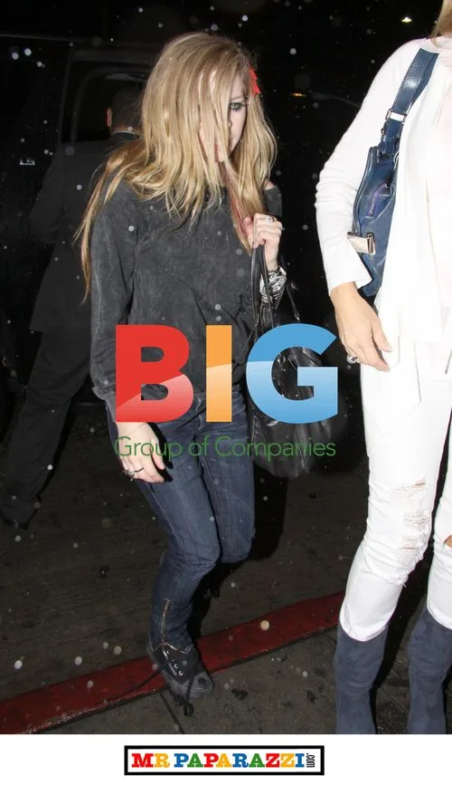 Avril Lavigne & Brody Jenner at Red Rock Bar