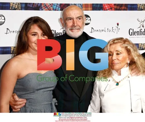 Sean Connery and Micheline Connery at 'Dressed to Kilt' Charity Show