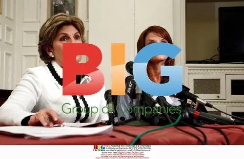 Gloria Allred and Joslyn James at Press Conference