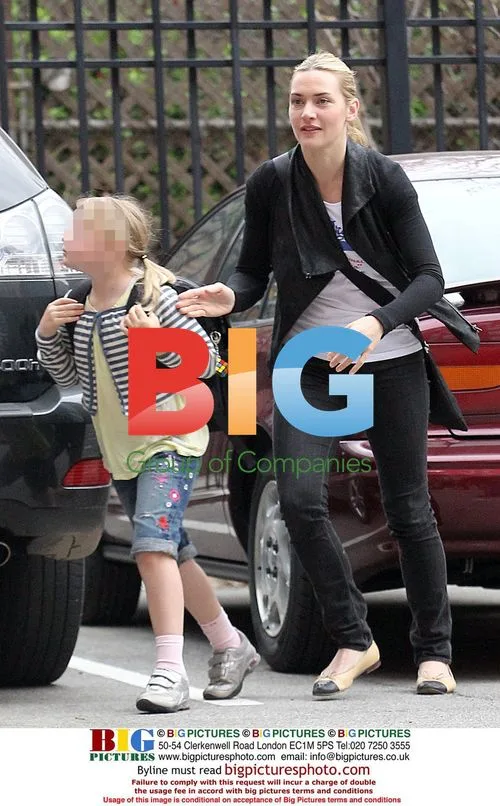 Kate Winslet with family in NYC
