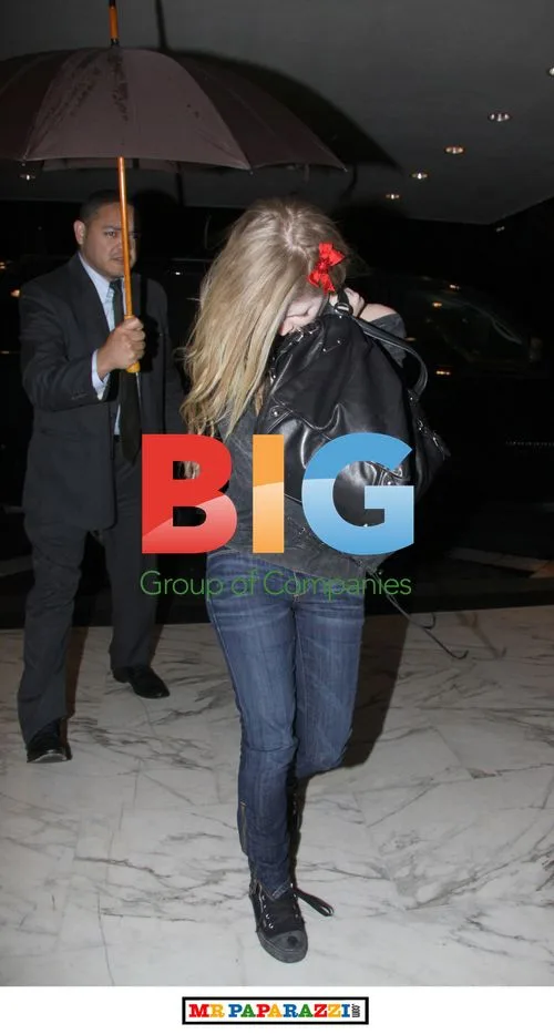 Avril Lavigne and Brody Jenner at The Red Rock bar