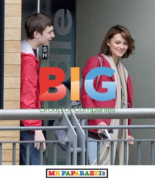 Eastenders Stars Kara Tointon and Charlie Hawkins Lunch