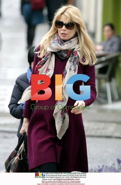 Claudia Schiffer Flower Shopping