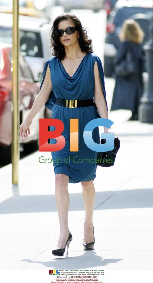 Catherine Zeta-Jones Heads to Business Meeting