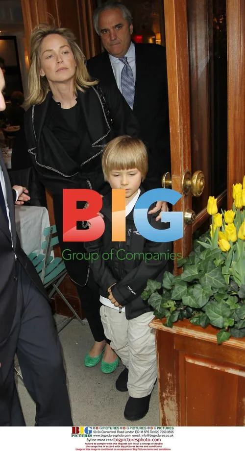Sharon Stone and Son Laird Lunch in NYC