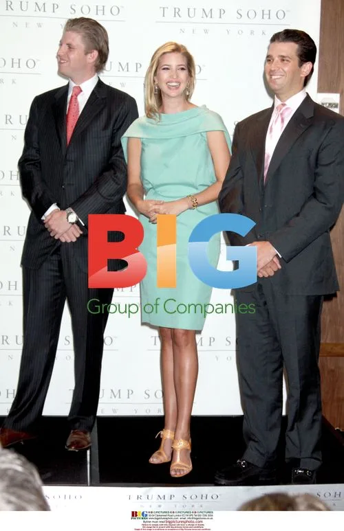 Trump Family at Soho Ribbon Cutting