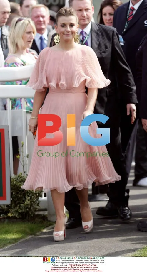 Coleen Rooney Out in Aintree