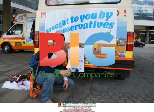 Protest at Conservative Party HQ