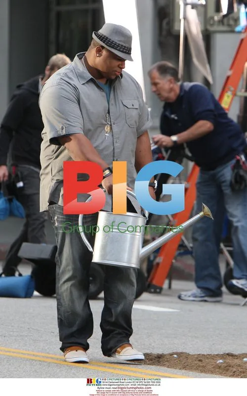 Michael Lynche Filming Ford Commercial