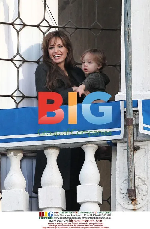 Angelina Jolie and Son Knox in Venice