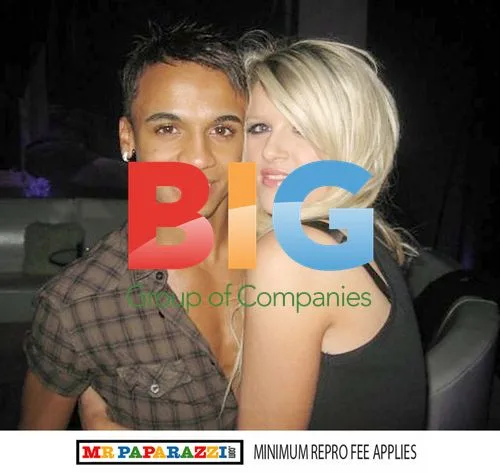 Irish Model Lee-Ann Hicks Celebrates with JLS Singer