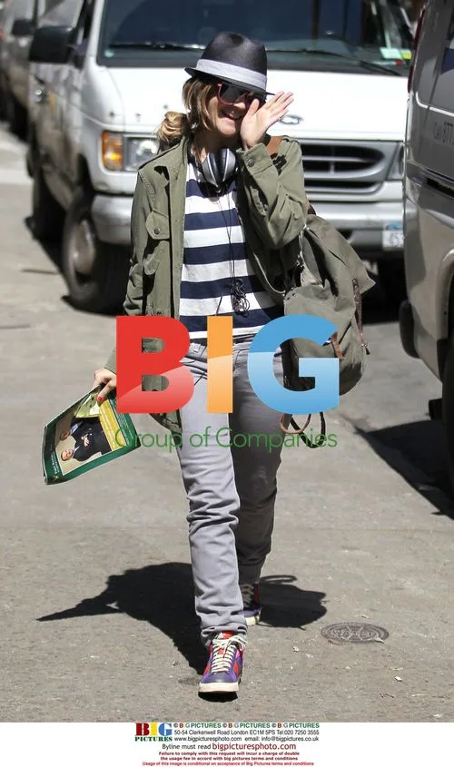 Drew Barrymore Spotted in NYC