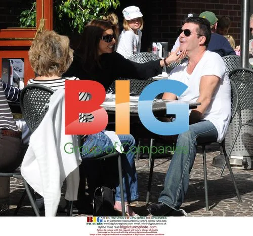 Simon Cowell and fiance brunch in Beverly Hills