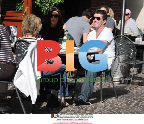 Simon Cowell & Mezhgan Hussainy Brunch in Beverly Hills