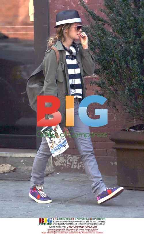Drew Barrymore Walks in SoHo, NYC