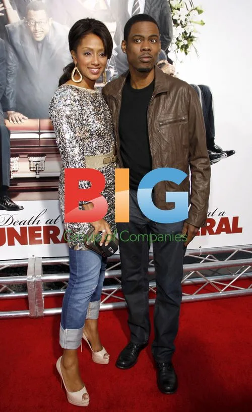 Chris Rock and Malaak Compton at "Death At A Funeral" Premiere