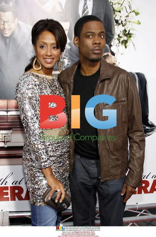 Chris Rock and Malaak Compton at 'Death At A Funeral' Premiere
