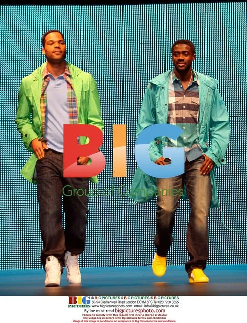 Joleon Lescott and Kolo Toure at Fashion Kicks event