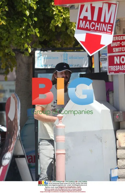Shia LaBeouf Grabs Drink Before Gym