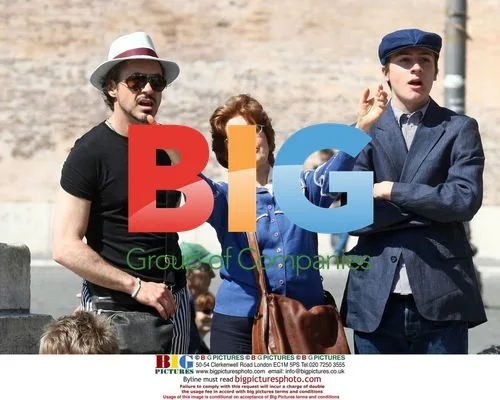 Robert Downey Jr. and son Indio sightseeing in Rome