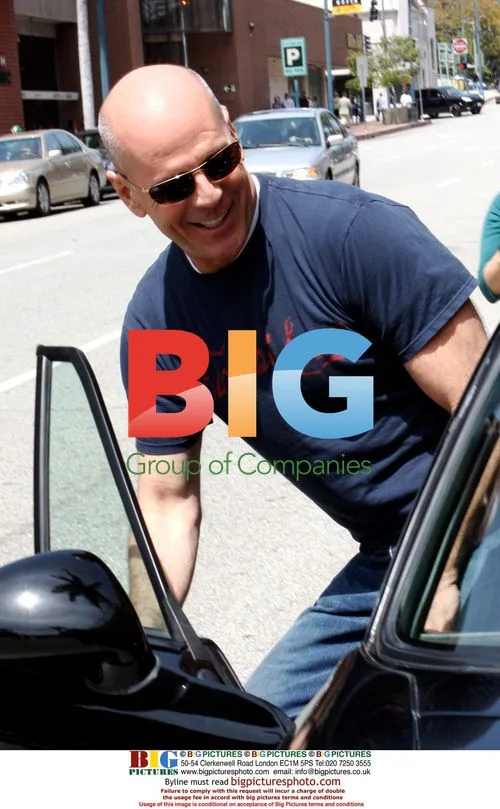 Bruce Willis runs out of Medical Center