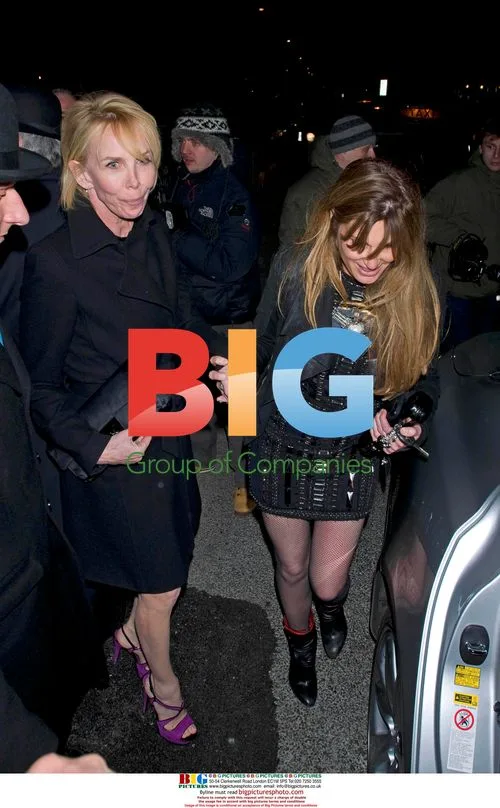 Celebrites Leaving Scotts Restaurant, London