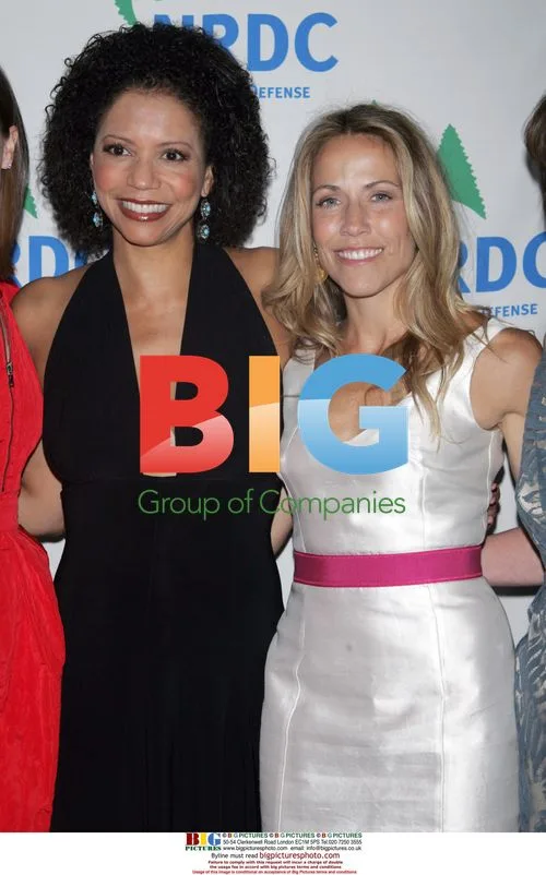 Gloria Reuben and Sheryl Crow at NRDC Gala
