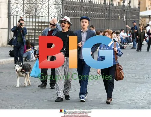 Robert Downey Jr. and son sightseeing in Rome