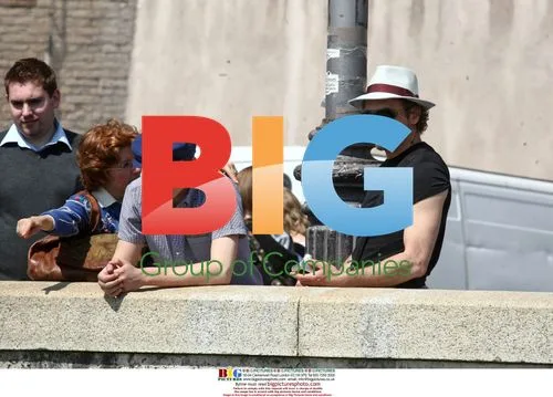 Robert Downey Jr. and son Indio sightseeing in Rome