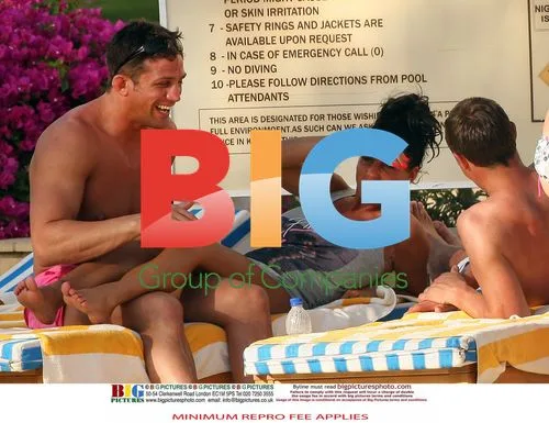 Katie Price and Alex Reid Poolside in Egypt