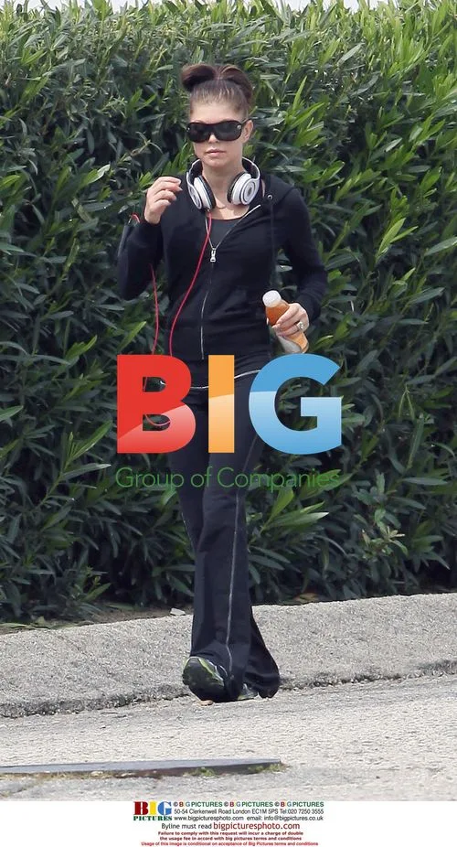 Fergie Jogging in LA