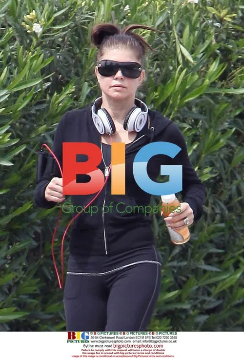 Fergie Jogging in LA