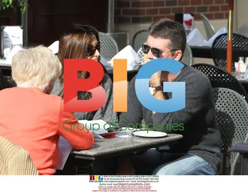Simon Cowell and Mezhgan Hussainy Lunch in Beverly Hills