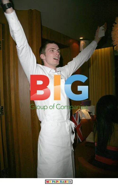 Adam Johnson at Celebrity Cook Off