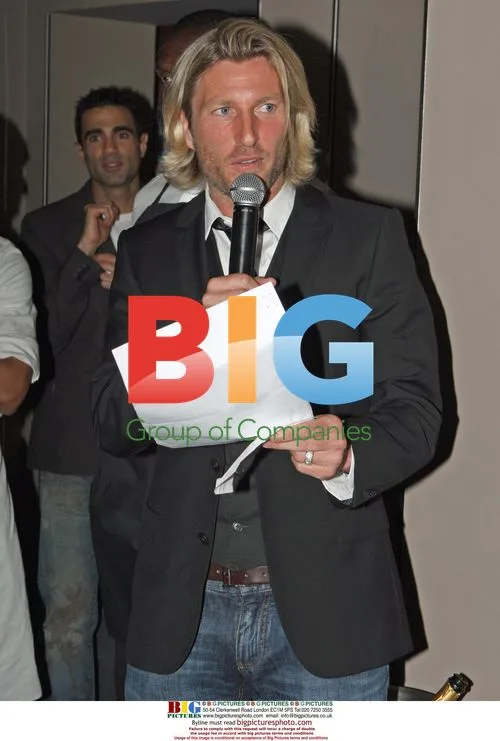 Robbie Savage at Premiership Celebrity Cook Off