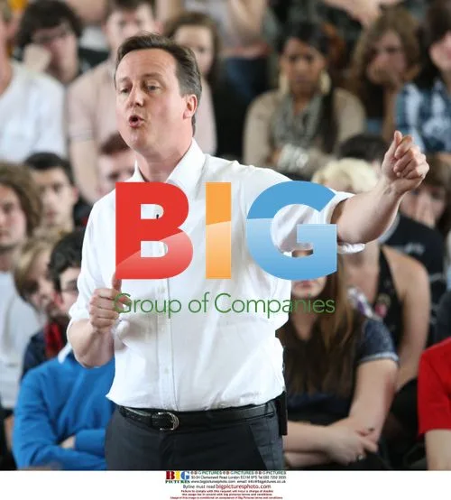 David Cameron Talks to Students