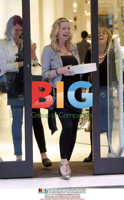 Denise Van Outen and Lee Mead Shopping