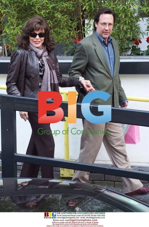 Joan Collins and husband at ITV Studios
