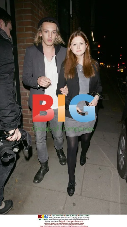 Bonnie Wright and Jamie Campbell Bower at "Cherrybomb" Screening