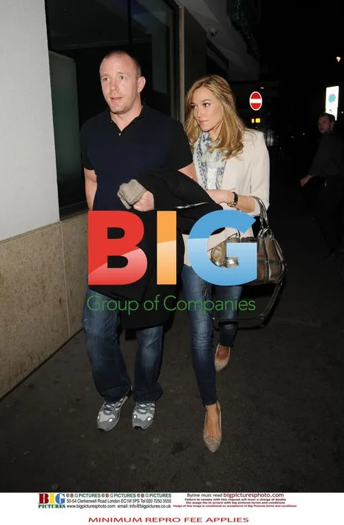 Guy Ritchie and Female Friend Dinner at Roka