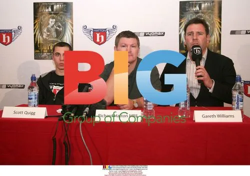 Ricky Hatton at Boxing Press Conference