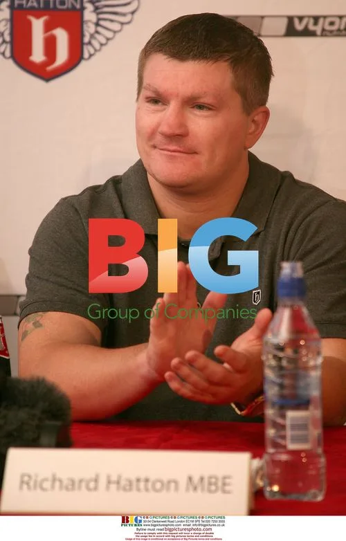 Ricky Hatton at Press Conference