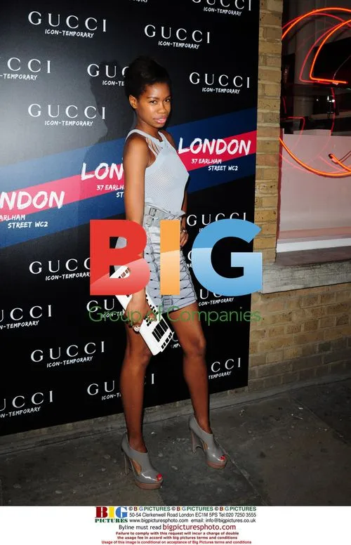 Tallulah Adeyemi at Gucci Icon Sneaker Store